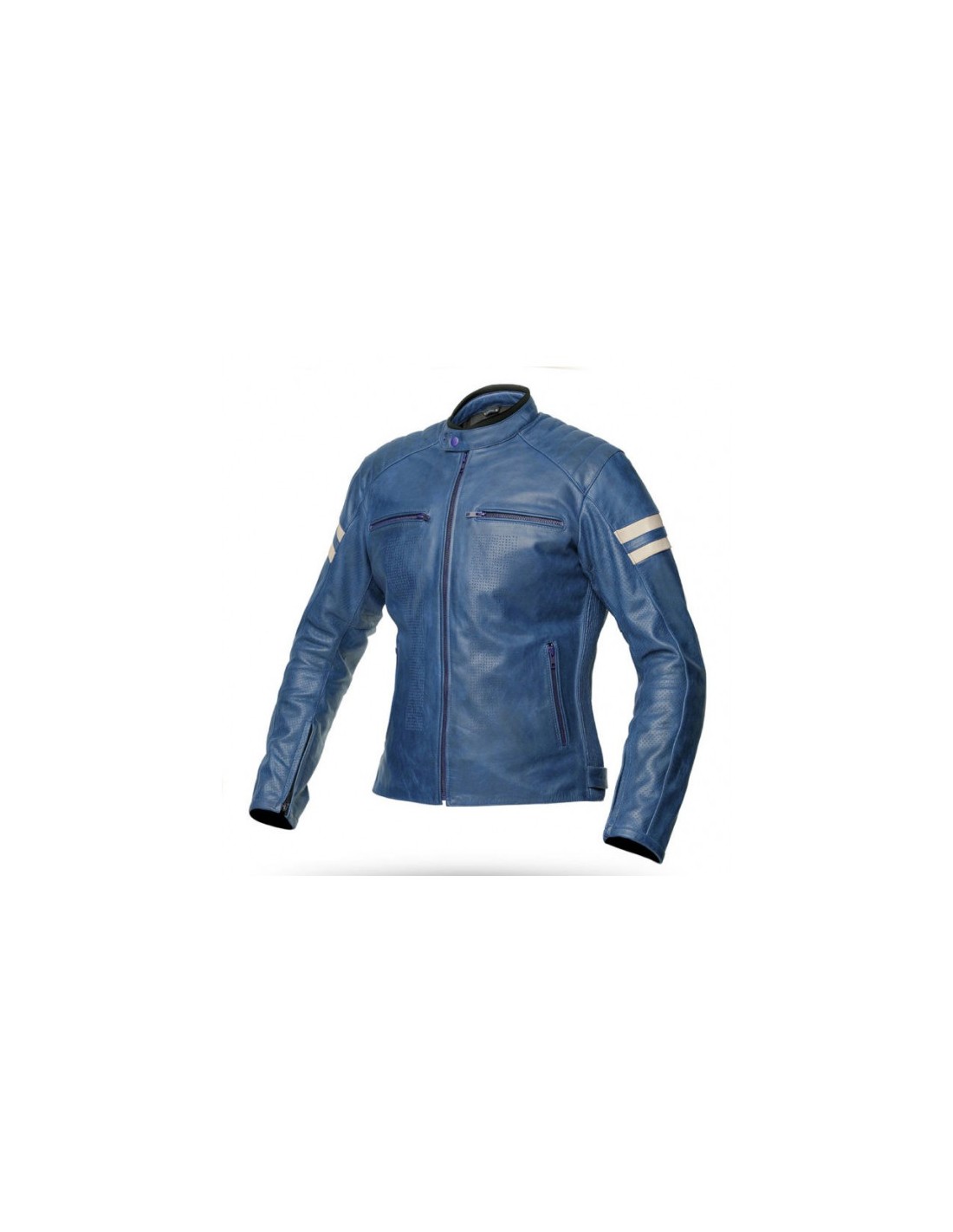 Abbigliamento Moto e Accessori - Giacca Pelle Donna Moto Lady Protezioni CE  Fodera termica Custom Moda Style